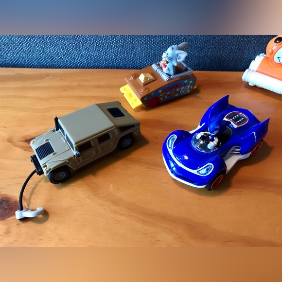 Mixed Lot Peanuts Snoopy Tom & Jerry Super Mario Yoshi Cat Steamroller Toy Cars - Picture 8 of 15